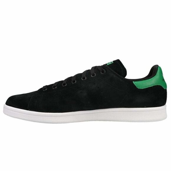 NEW adidas Stan Smith Adv Black Suede Green Trim Mens 7, Womens 8 US 40 EUR - Picture 3 of 8